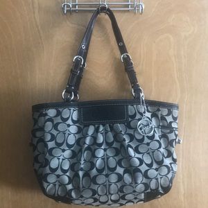 Black coach purse